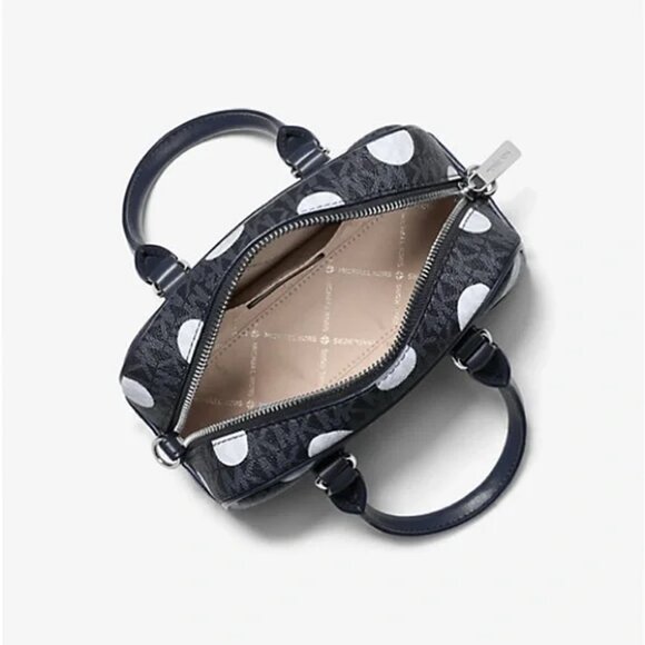 NWT Michael Kors Thompson Extra-Small Polka Dot Signature Logo Satchel - Picture 7 of 8